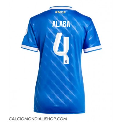 Maglie da calcio Real Madrid David Alaba #4 Terza Maglia Femminile 2025-26 Manica Corta Maglie da calcio Real Madrid David Alaba #4 Terza Maglia Femminile 2025-26 Manica Corta